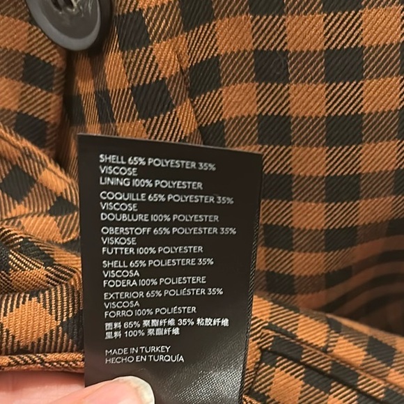 Rue21 Brown Plaid Blazer